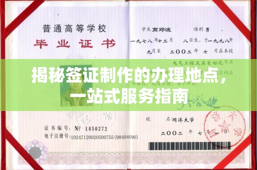 怒江揭秘签证制作的办理地点，一站式服务指南